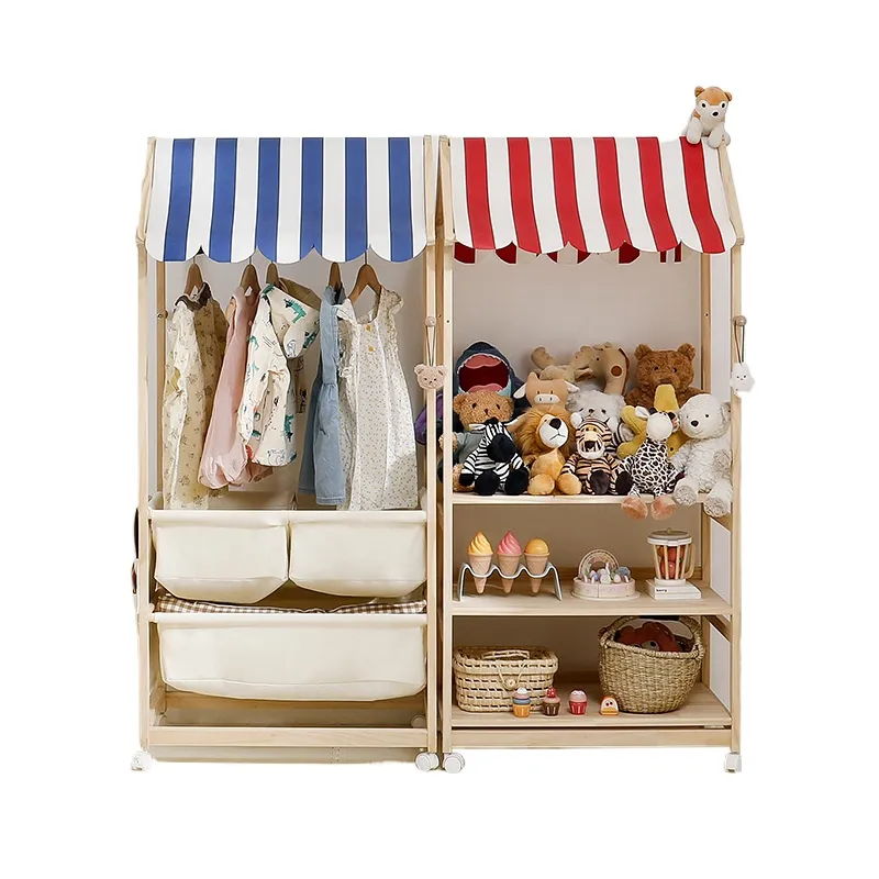Baby Bookshelf Small - Rak Buku Anak dari Kayu Solid,