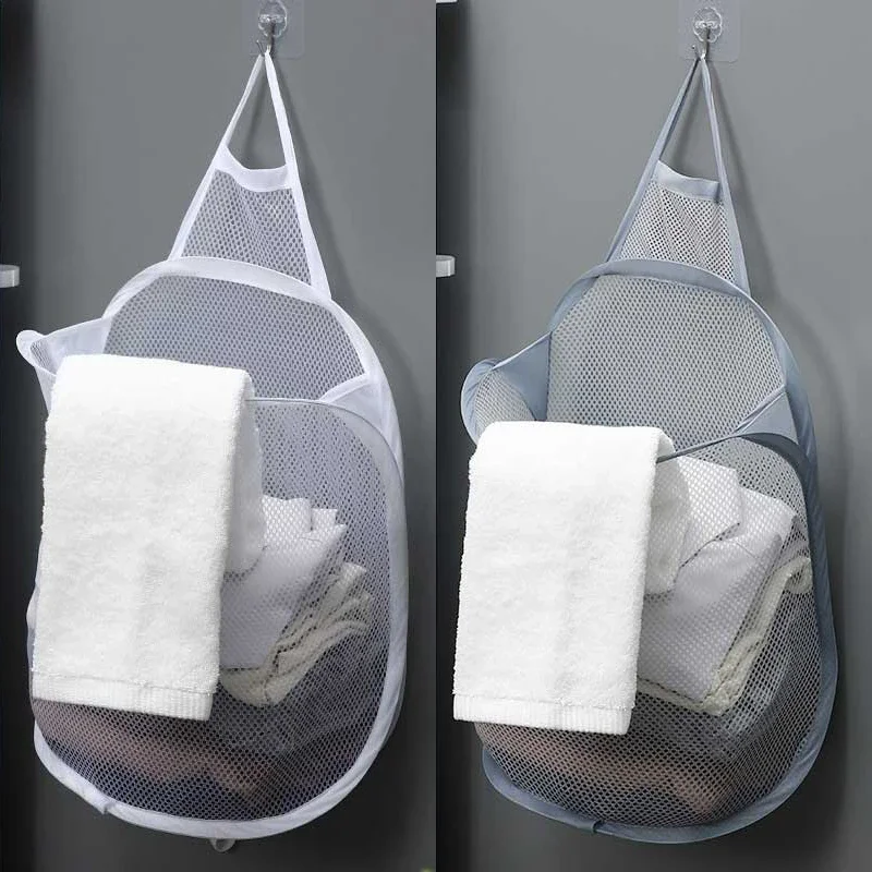 Closet Organizer Baby - Keranjang cucian gantung tas penyimpanan jaring