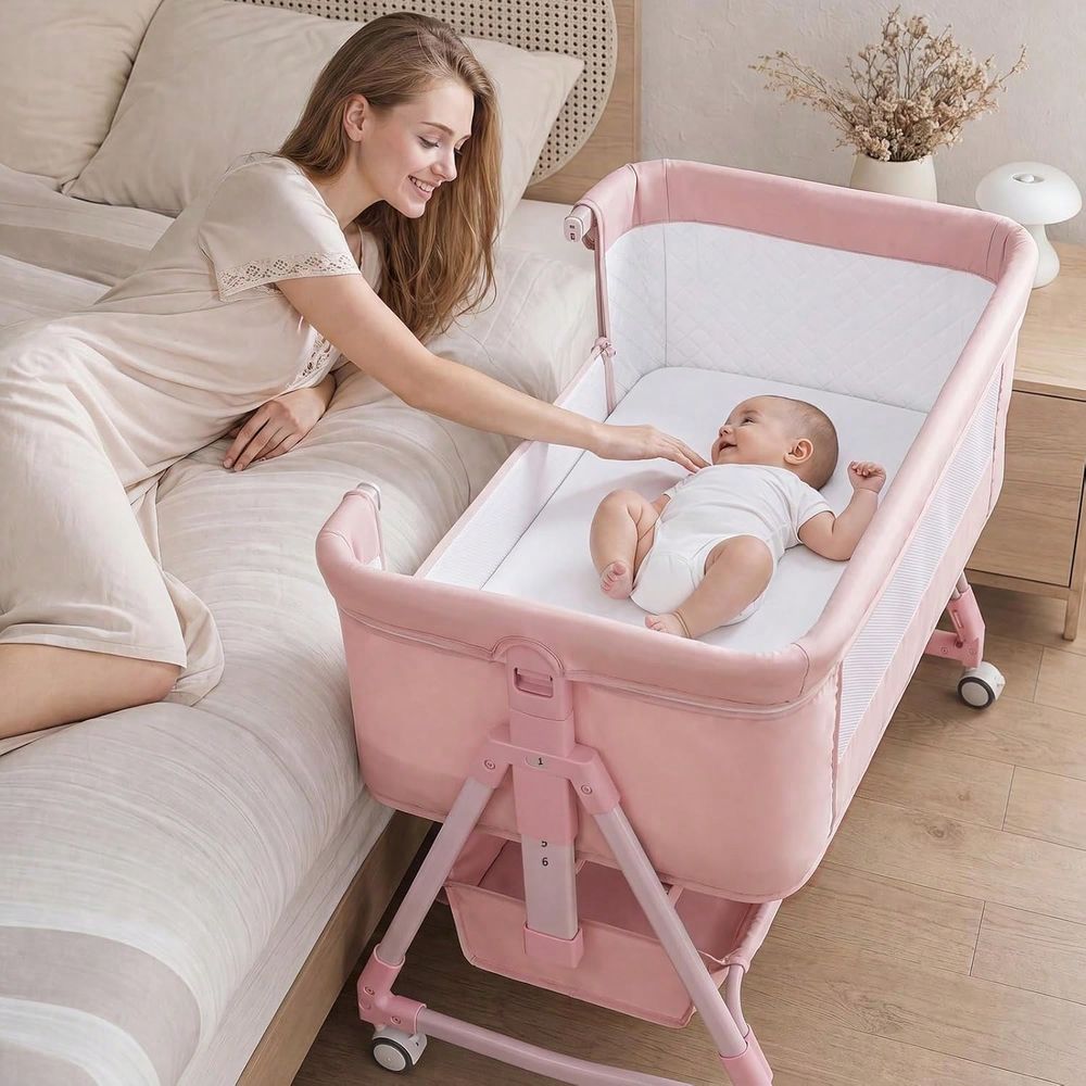 Bassinet Bedside Sleeper - Kasur Bayi, Kasur Bayi 3-in-1 yang