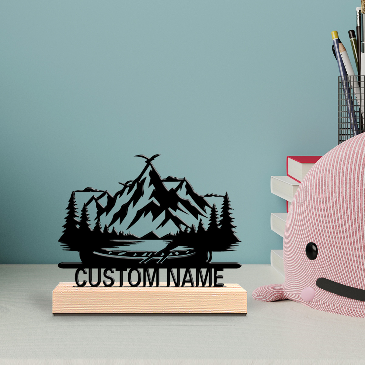 Baby Nursery Themes - 1pc Dekorasi Kayu & Logam Kayak