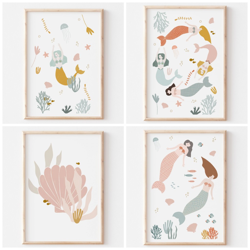 Baby Nursery Themes - Boho Nursery Bertema Lautan Cangkang Laut