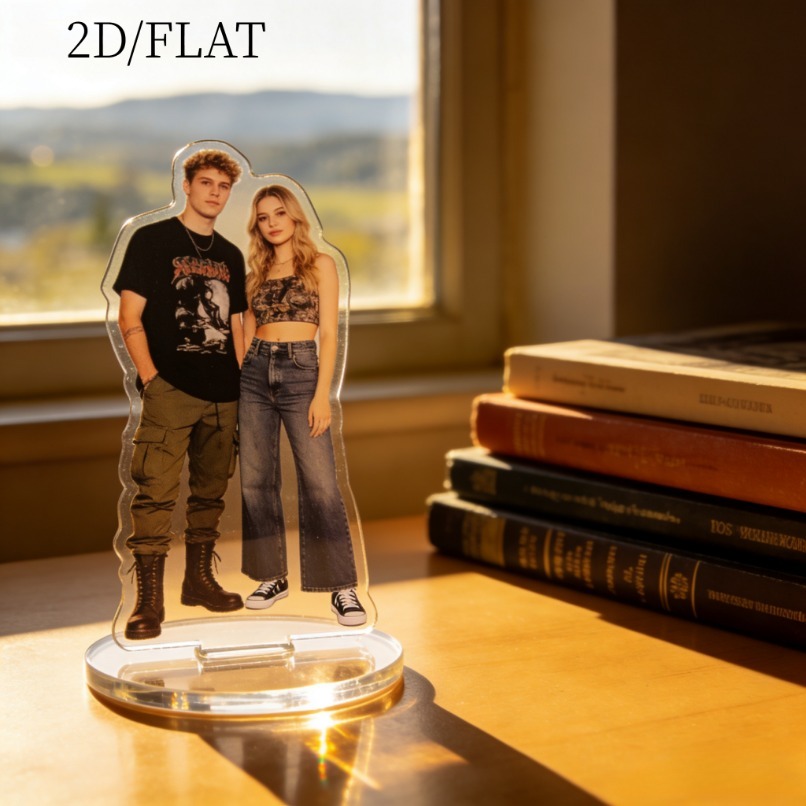 Baby Bookshelf Small - Standee Kecil Kustom 2D, Dekorasi Meja,