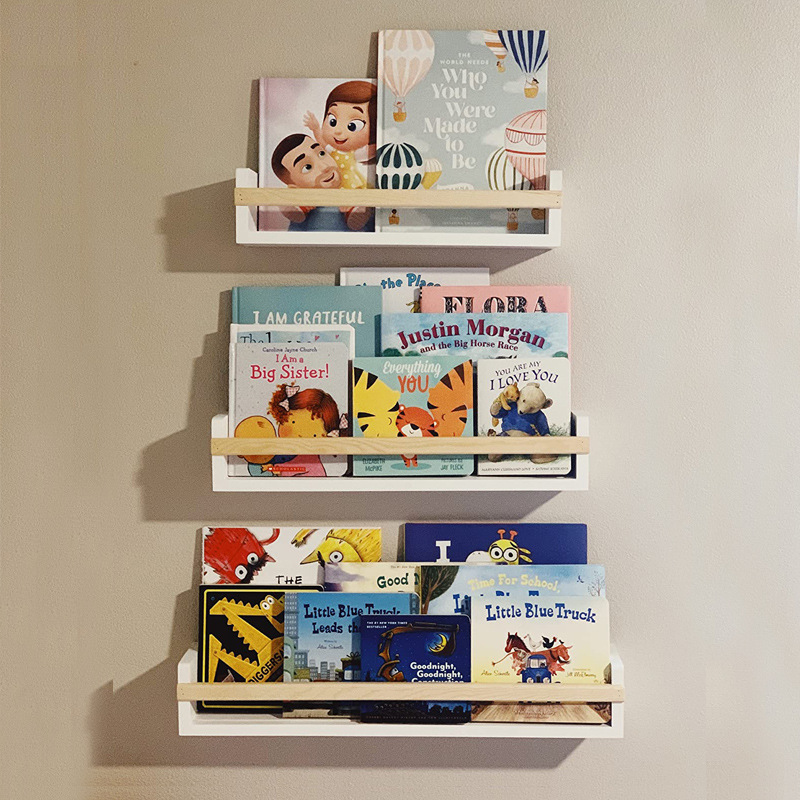 Baby Bookshelf Small - Rak Dinding Gantung Rak Buku Anak