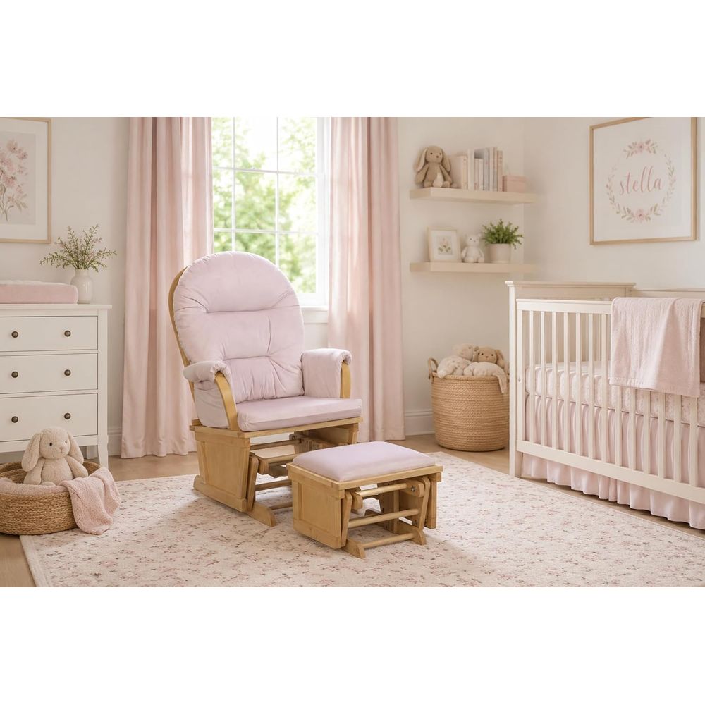 Baby Nursery Rocking Chair - Kursi Goyang Madison Nursery dengan Ottoman,