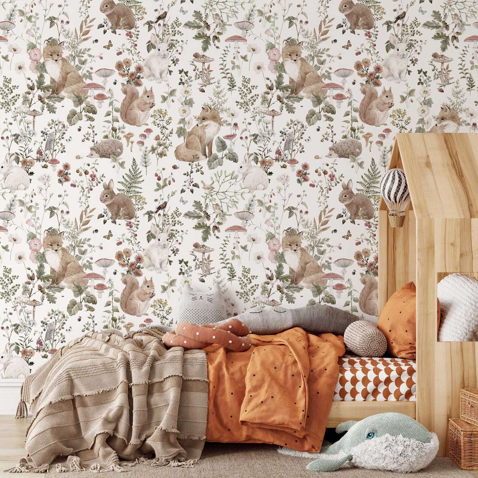 MuraL bayi hutan, Wallpaper sk - Baby Nursery Murals ulasan dan harga