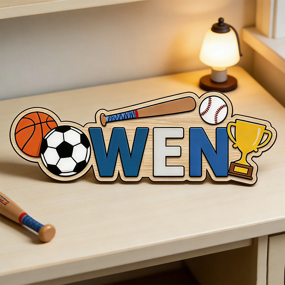 Papan Nama Pintu Olahraga Bask - Baby Nursery Themes ulasan dan harga