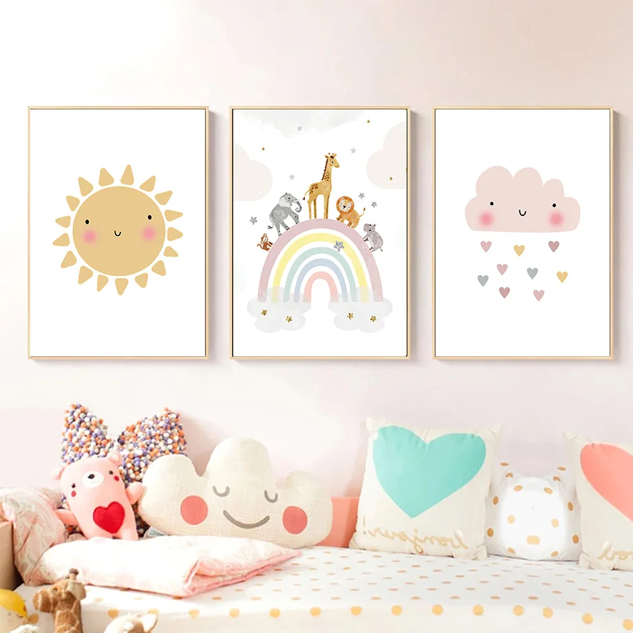 Jerapah Gajah Balon Udara Mata - Baby Nursery Ornaments ulasan dan harga