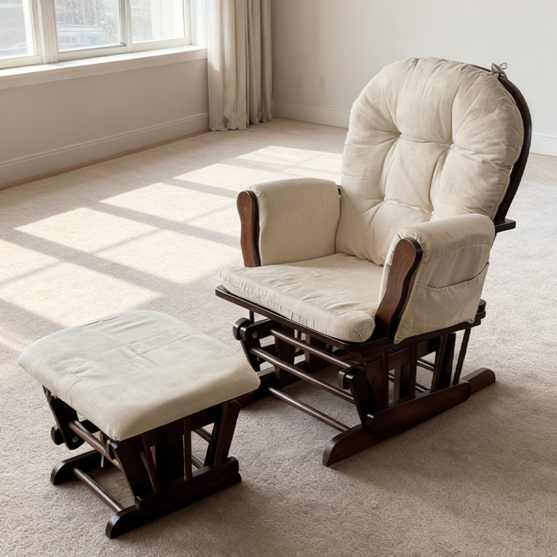 Kursi Goyang Kayu Modern untuk - Baby Nursery Rocking Chair ulasan dan harga