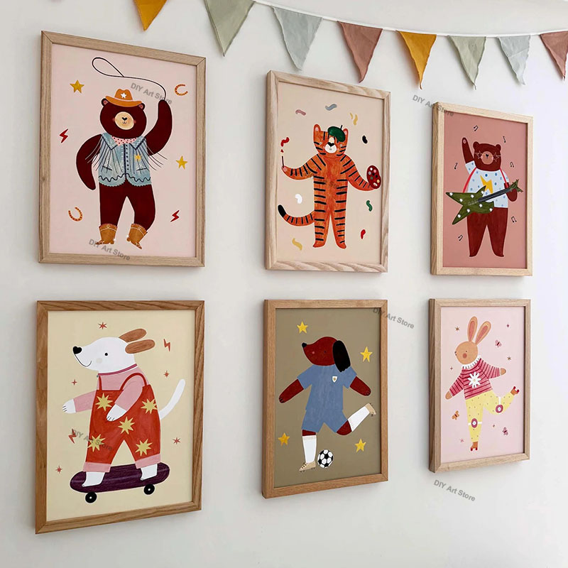 Lukisan Kanvas Seni Dinding Ka - Baby Nursery Ornaments ulasan dan harga