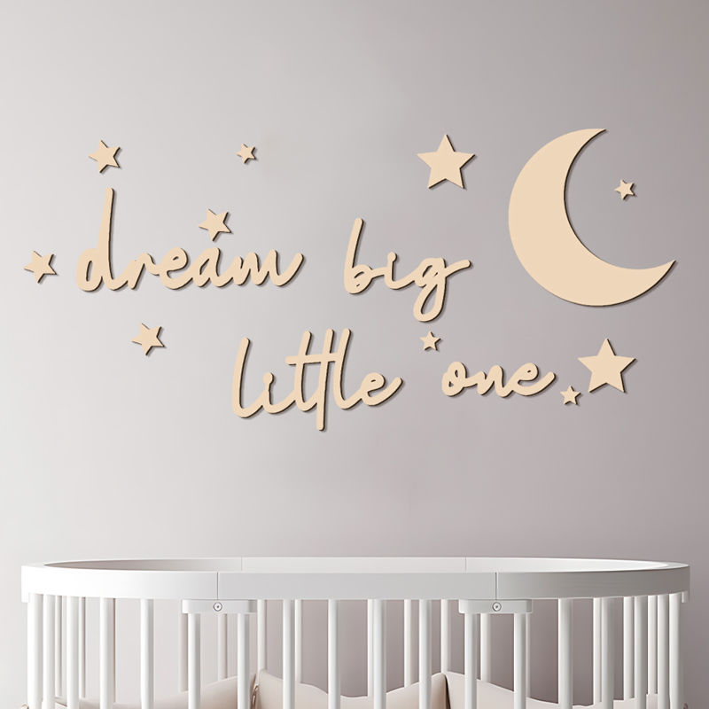 Mimpi Besar Si Kecil Tanda Kay - Baby Nursery Labels ulasan dan harga