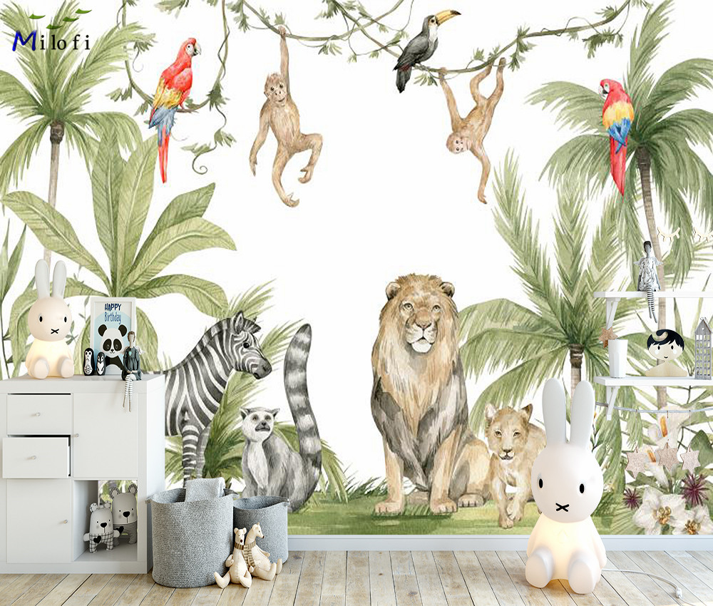 Milofi Mural Dinding Kertas Di - Baby Nursery Labels ulasan dan harga