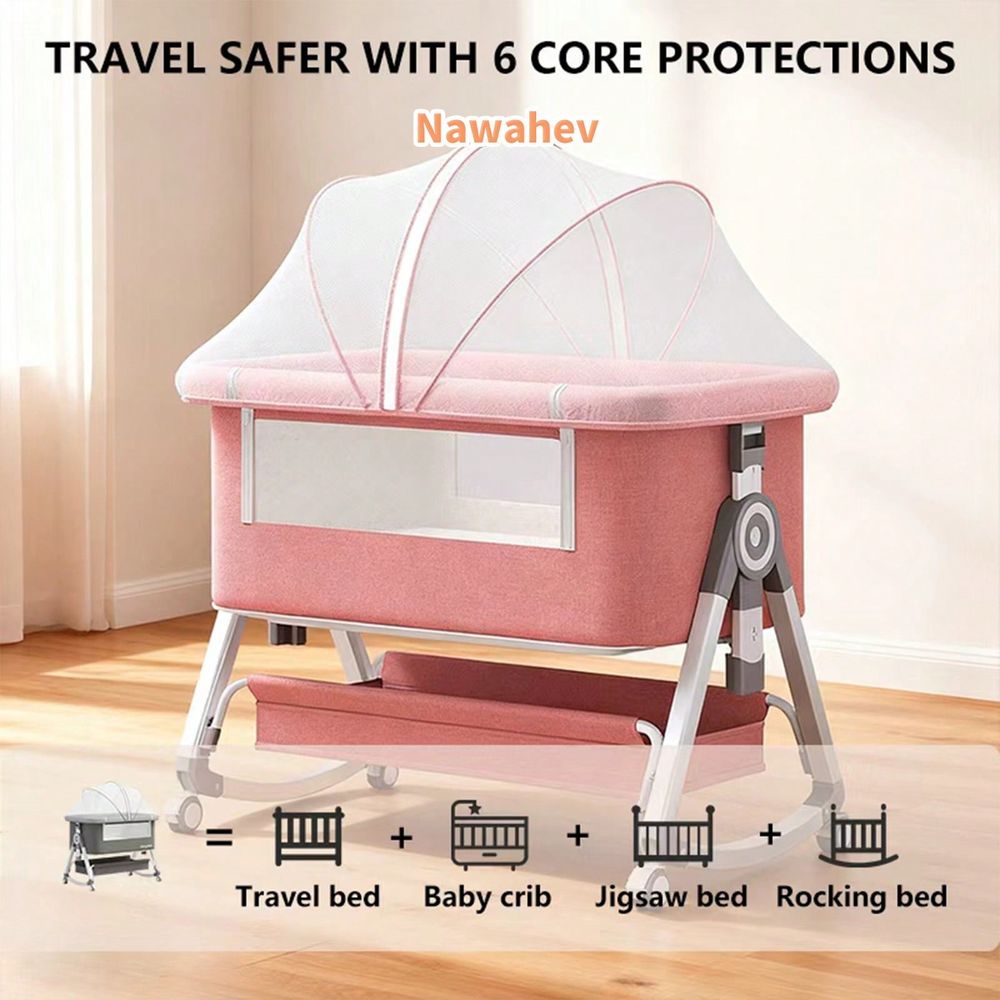 Tempat Tidur Bayi 4-in-1, Dapa - Bassinet Bedside Sleeper ulasan dan harga