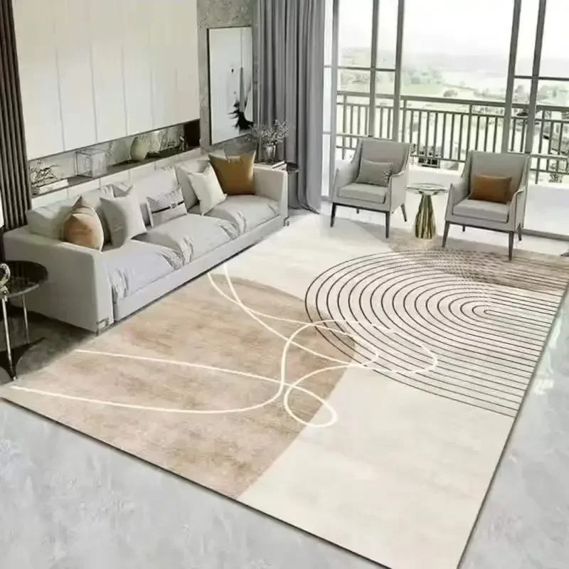 Karpet geometris emas Modern u - Baby Nursery Rug ulasan dan harga