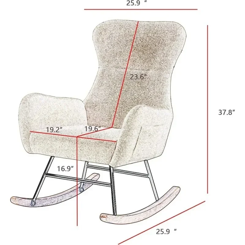 Kursi Goyang Hansones untuk Ka - Baby Nursery Rocking Chair ulasan dan harga