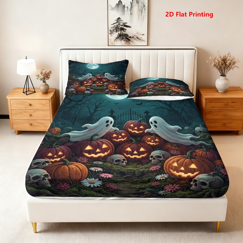 Pelindung Kasur Motif Labu Hal - Baby Nursery Themes ulasan dan harga