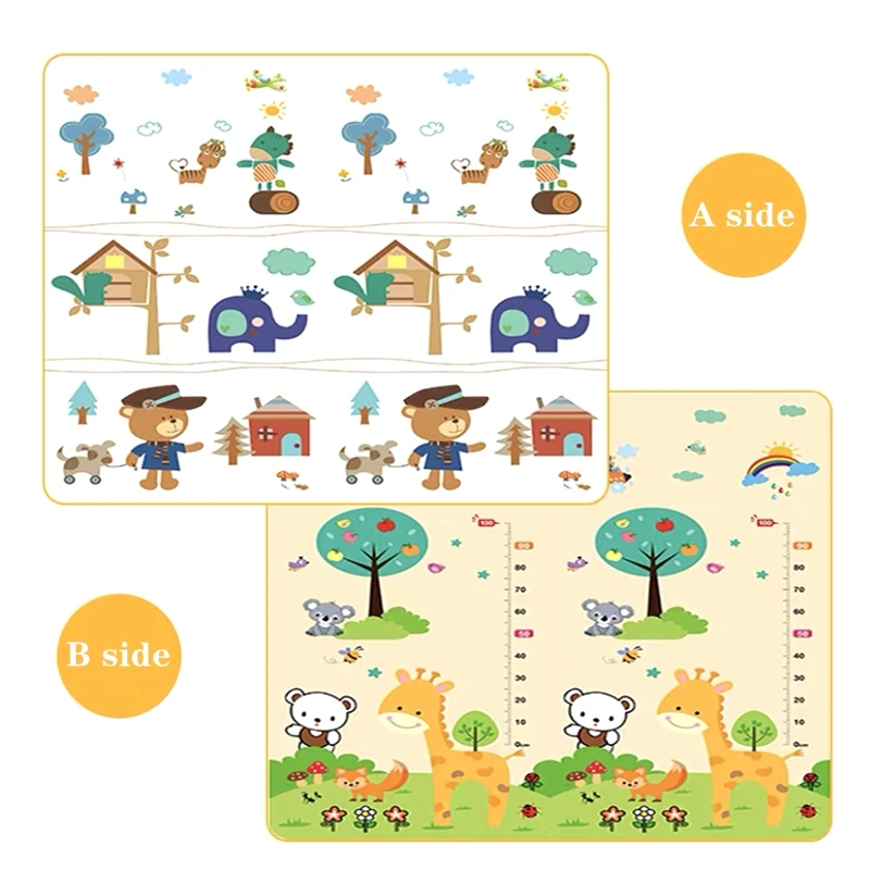 Karpet Bermain Bayi Motif Anak - Baby Nursery Rug ulasan dan harga