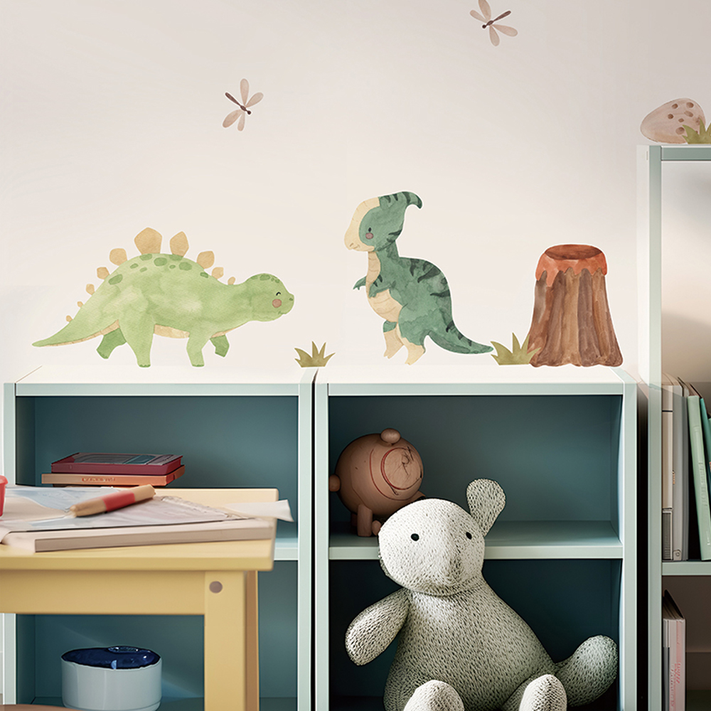 Stiker dinding dinosaurus, sti - Baby Nursery Labels ulasan dan harga