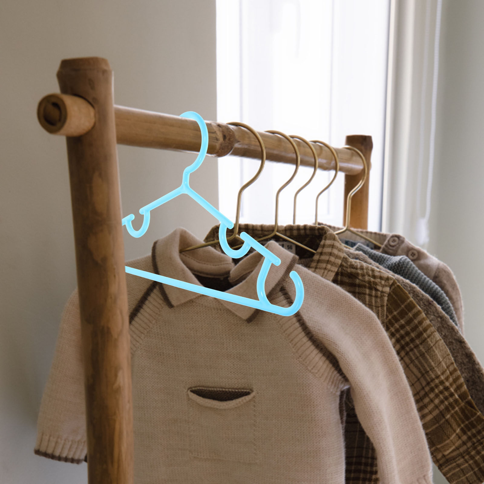 10 Buah Gantungan Baju Bayi Ta - Closet Organizer Baby ulasan dan harga