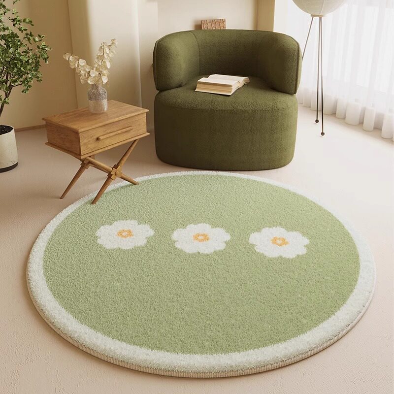 Karpet Bulat VIKAMA Berbahan K - Baby Nursery Rug ulasan dan harga