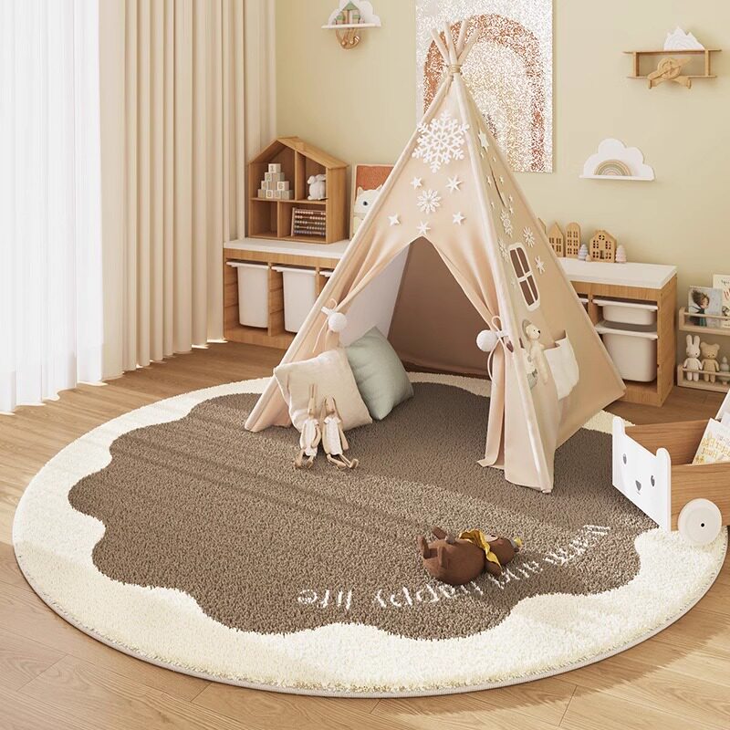 Karpet Bulat VIKAMA Berbahan K - Baby Nursery Rug ulasan dan harga