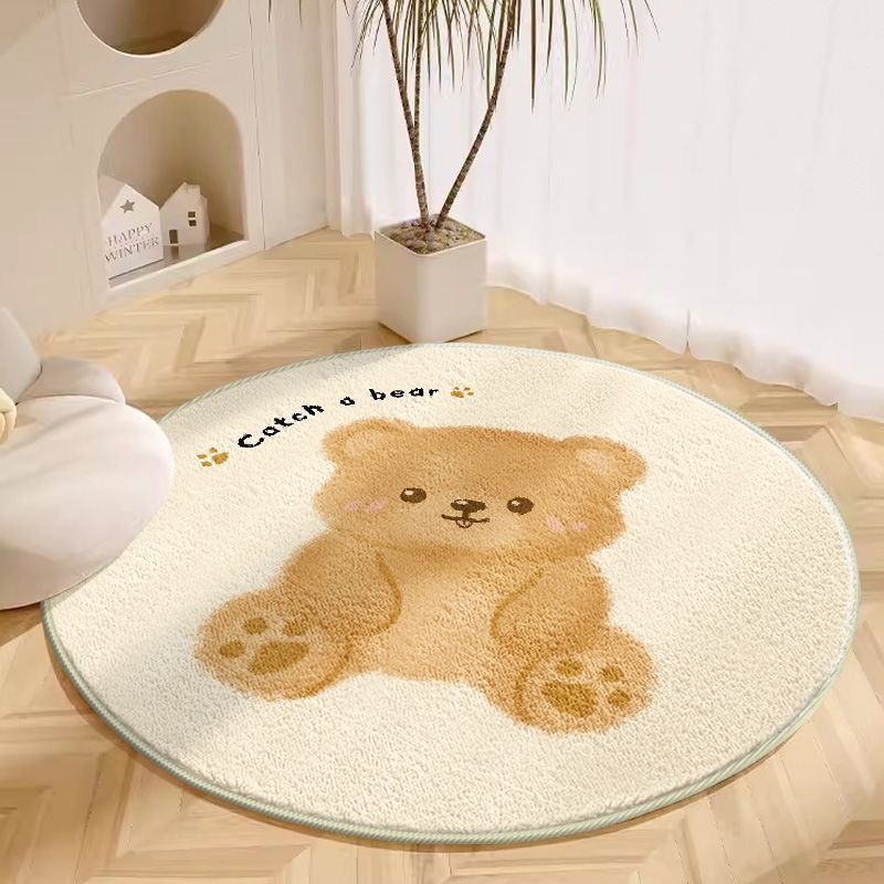 VIKAMA 1 buah karpet bulat rua - Baby Nursery Rug ulasan dan harga