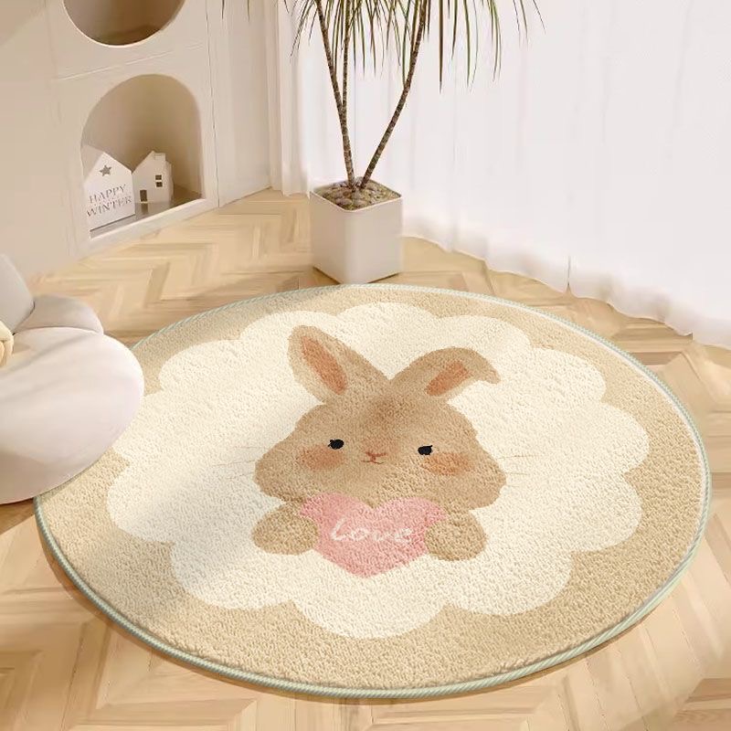 VIKAMA 1 buah karpet bulat rua - Baby Nursery Rug ulasan dan harga