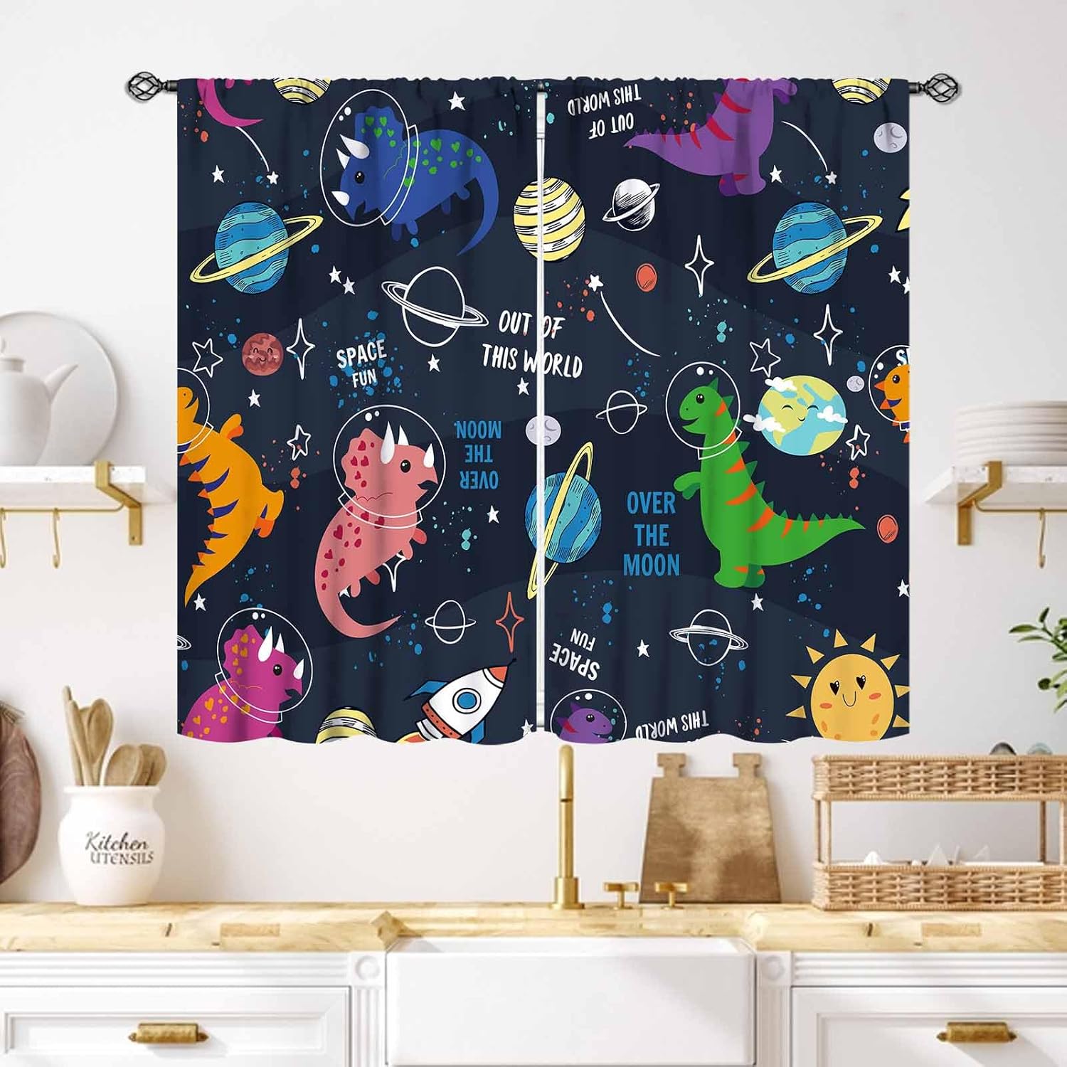 Tirai Dinosaurus untuk Kamar A - Baby Nursery Animal Theme ulasan dan harga