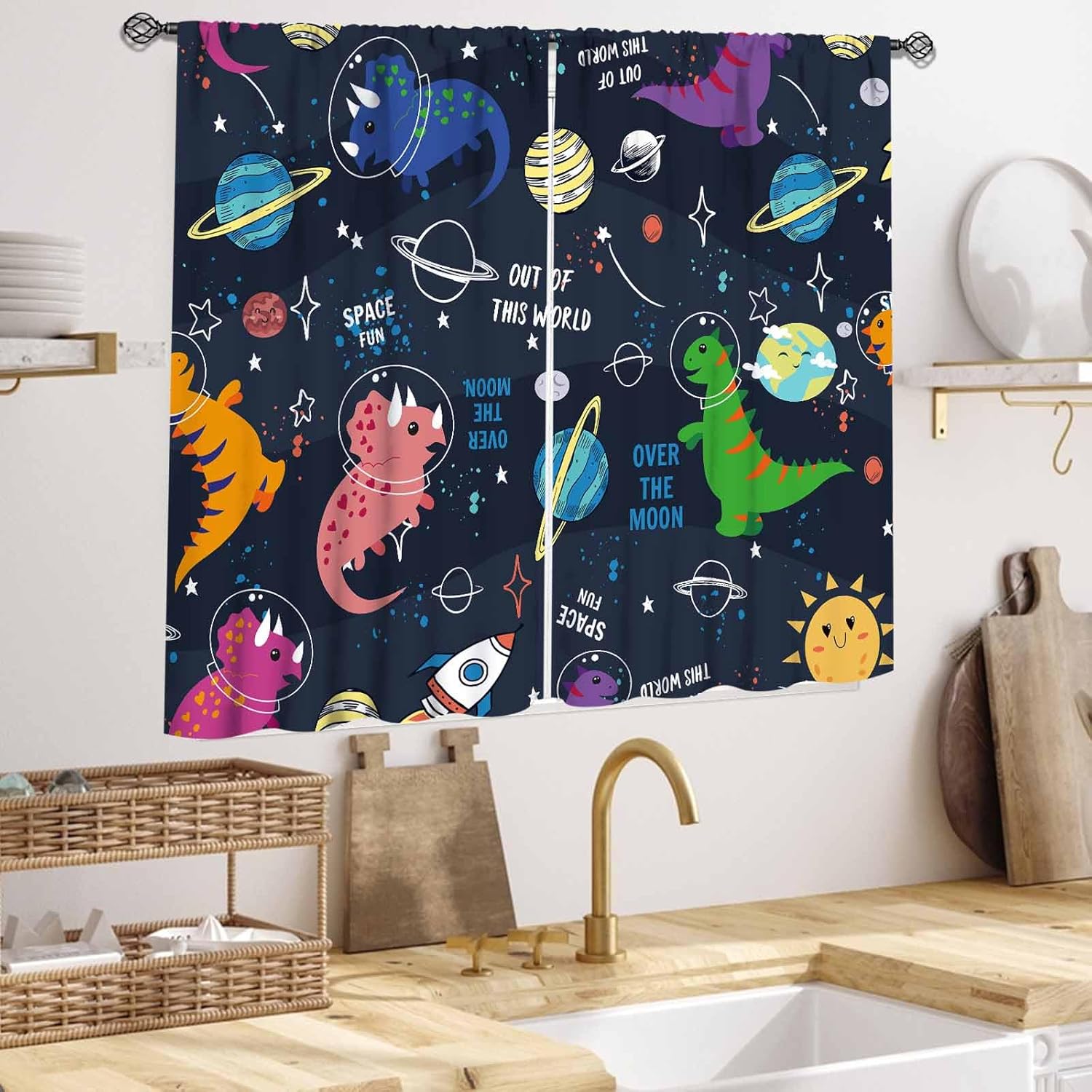 Tirai Dinosaurus untuk Kamar A - Baby Nursery Animal Theme ulasan dan harga