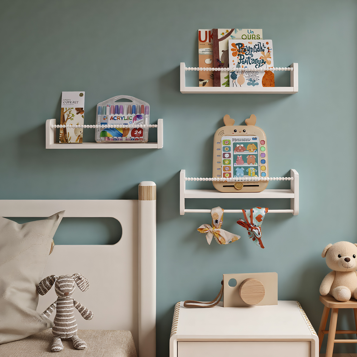 Rak Buku Gantung untuk Dinding - Baby Bookshelf Small ulasan dan harga